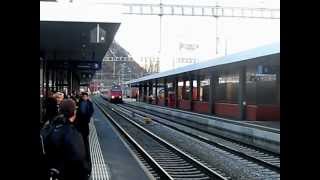 preview picture of video 'SBB CFF FFS Regio, Interregio und Intercity in Visp'