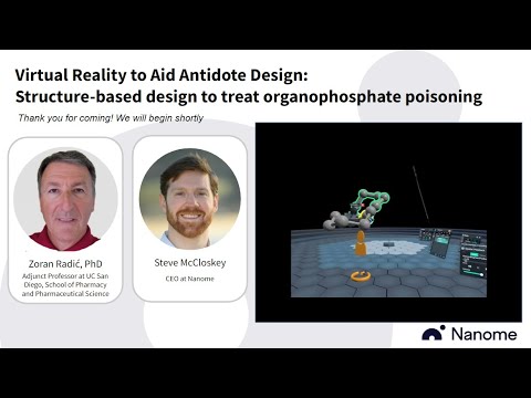 Virtual Reality to Aid Antidote Design