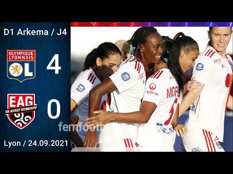 [4-0] | 24.09.2021 |  OL Féminin vs EA Guingamp | D1 Arkema 2021-22 | J4