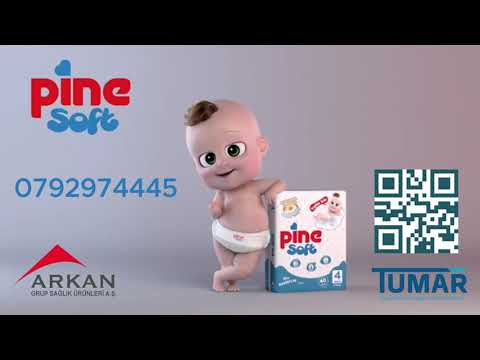 Pine Soft Diapers, Size 5, 28 pads, from 11 to 18 kg - Pack of 28 video