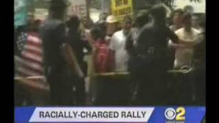 White Power groups confront Anti Hate Groups in LA and (Get Militant Commercial)