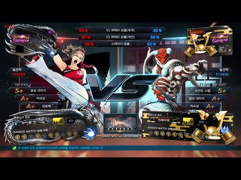PTJ (lidia) VS eyemusician (yoshimitsu) - Tekken 7 Season 4