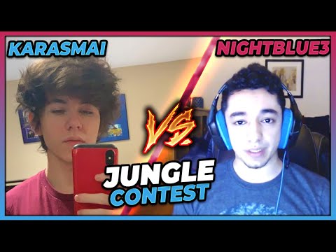 NIGHTBLUE3 PLAYS ME FOR THE TITLE OF BEST JUNGLER (MOST INTENSE MATCH UP YET!) - League of Legends