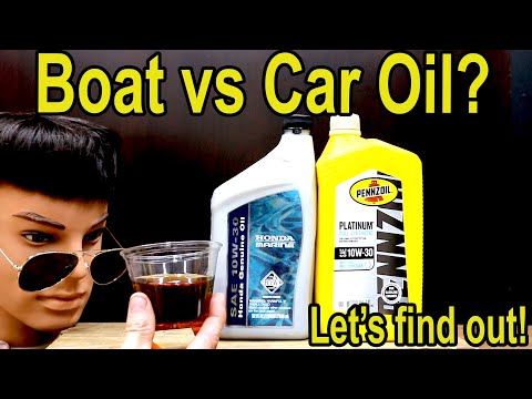 Motorboat Engine Oil Better Than Regular Motor Oil?