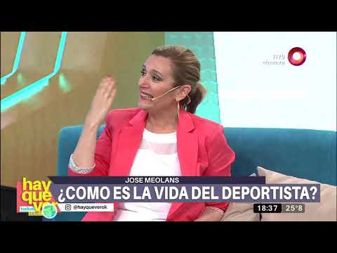 José Meolans: 'Muchas veces me frustre como deportista'