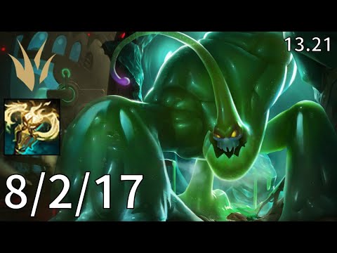 Zac Jungle vs Nocturne - EUW Master | Patch 13.21