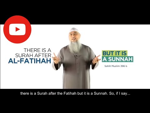 Is reciting a surah after fateha mandatory? - Assim al hakeem