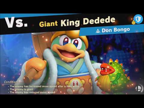 Super Smash Bros Ultimate : vs Giant King Dedede (Unlocks: Don Bongo) World of Light - Adventure