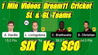 DREAM11 KFC BIG BASH LEAGUE-T20 SYDNEY SIXERS VS PERTH SCORCHERS (SIX Vs SCO)