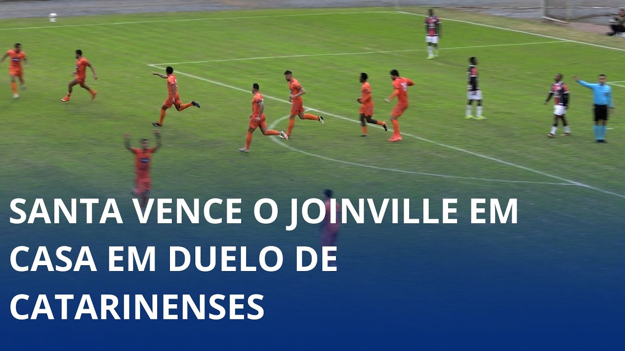 Santa vence o Joinville em casa em duelo de catarinenses