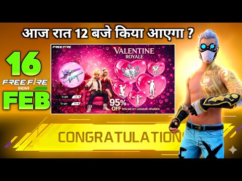 16 FEBRUARY TONIGHT UPDATE 2026 😱 |UPCOMING EVENTS IN FREE FIRE | FREE FIRE NEW EVENT | FF NEW EVENT