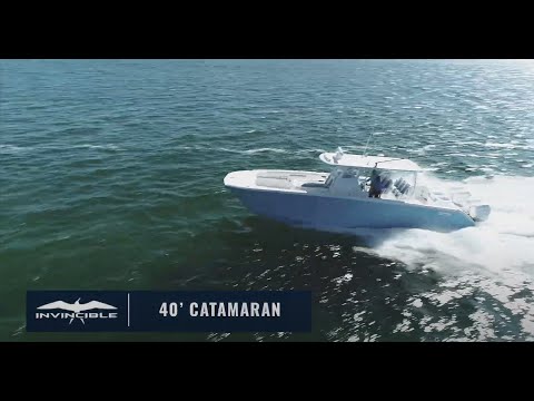 Invincible 40 Catamaran video