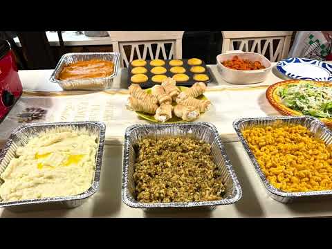 $40 Foodlion Thanksgiving Feast #thanksgiving #cooking #foodchallenge #budgetmeals 