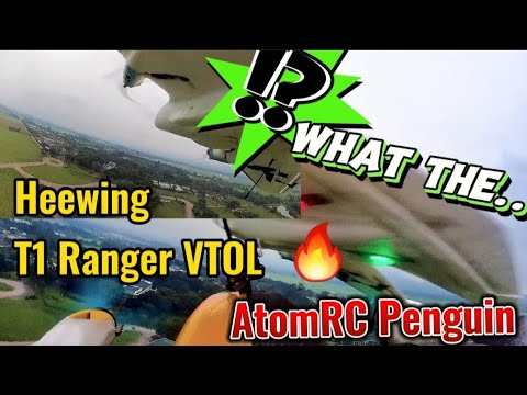 Collide! Heewing T1 Ranger VTOL vs. AtomRC Penguin