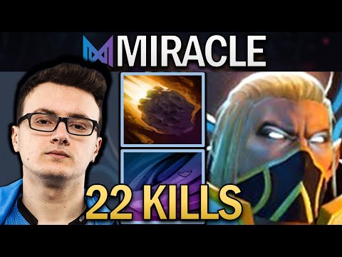 Invoker Dota 2 Gameplay Miracle with 22 Kills and Tornado