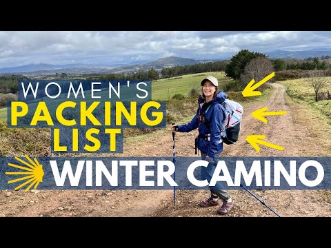 Women's Winter Camino de Santiago Packing List: Camino de Invierno (ULTRALIGHT)