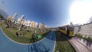 360 Video İzmir Alsancak Kordon (Tam ekran çevirerek izle)