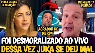 🚨 TRETA! PILHADO DEBOCHA DO JUKA KFOURI APÓS SER DESMORALIZADO E HUMILHADO AO VIVO DURANTE PROGRAMA