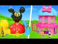 Casas Minnie e Mickey Mouse para crianças