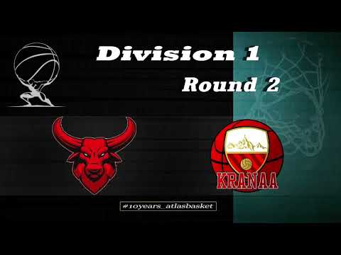 Atlasbasket - Division 1 - Round 2 - SOURMENA BULLS vs KRANAA BC 68-55
