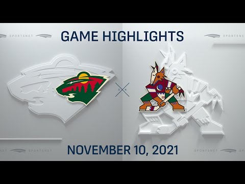 NHL Highlights | Wild vs. Coyotes - Nov 10, 2021
