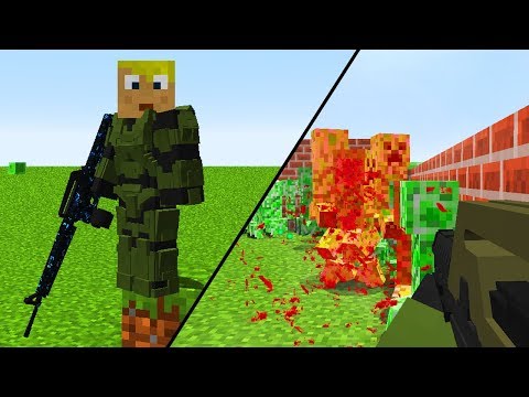 Modern Warfare Minecraft Mod Review | Minecraft Mods 1.12.2