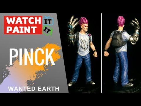 Wanted Earth - Painting Pinck