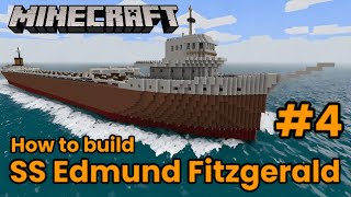 Minecraft! SS Edmund Fitzgerald tutorial part 4