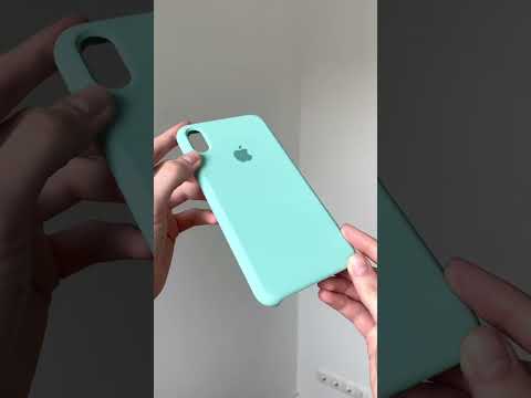 Чехол для IPhone Xs Max Silicone Case (Бирюзовый) - фото 1 - id-p1665028345