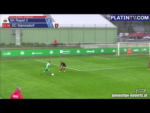 27.04.17 SK Rapid II - SC Mannsdorf - Highlight  (1. Halbzeit / 25:49) am 27.04.2017 19:58