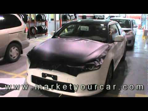Carbon Fiber Hood and Scion tC Racing Stripes.mpg