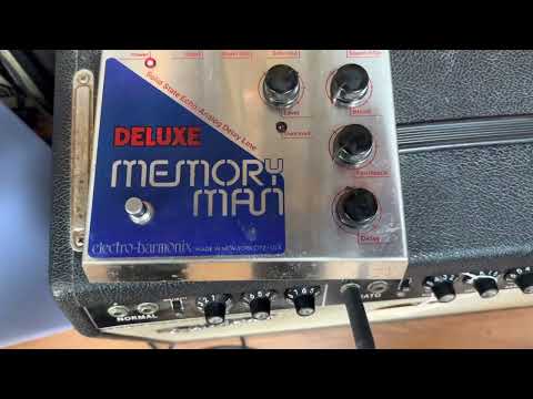 Electro-Harmonix Deluxe Memory Man 1970s - Silver / Blue image 4