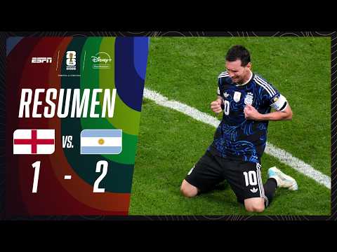 Resumen Inglaterra vs Argentina