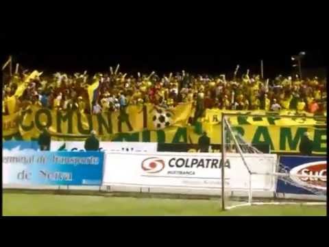 "Alta Tensión Sur de FiestA/H en Cuadrangulares" Barra: Alta Tensión Sur • Club: Atlético Huila