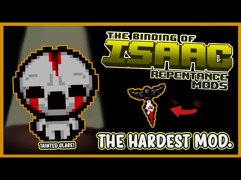THE HARDEST MOD EVER... TAINTED GLARE!  |  Repentance Mod Spotlights