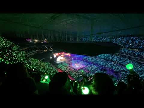 BTS PTD On Stage LA 500s Level VIEW OF SOFI STADIUM | DAY 1 Fancam