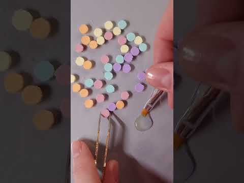 Miniature macaroon mold 🩵🩷💛#polymerclay #fimo #dollhouse #miniature #diy #handmade