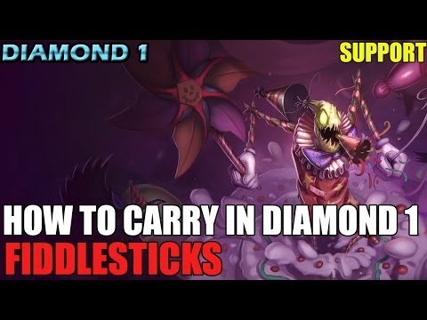✔ HOW TO CARRY AS SUPPORT FIDDLESTICKS - Diamond 1 | FULL COMMENTARY | Season 3