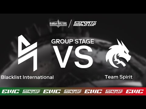Blacklist International vs. Team Spirit - Dota2 Riyadh Masters x EWC - Day 9 - Group Stage