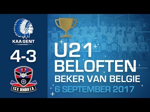🐺 U21 Beker: KAA Gent - FCV Dender (4-3)