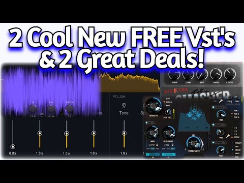 2 New FREE VSTs & 2 Vst Deals - Kuassa, Kazrog, Izotope (KClip Zero, Nectar Elements, Bass Efektors)