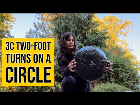 Adult 3 C Two-Foot Turns while Moving in a Circle #adultfigureskating