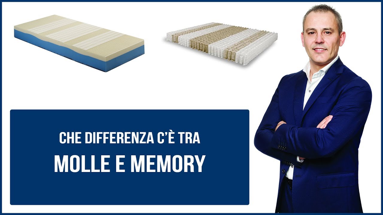 Differenze tra molle insacchettate e memory