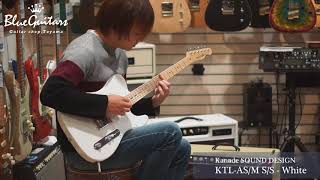Video thumbnail for Blue Guitars -  Kanade SOUND DESIGN / KTL-AS/M S/S - White by Blue Guitars