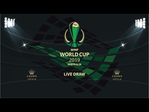 WMF WORLD CUP 2019 - LIVE DRAW - CROWN TOWERS (CRYSTAL CLUB) PERTH, WESTERN AUSTRALIA