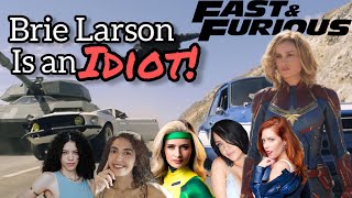 Brie Larson is an IDIOT! Captain Marvel star joins Vin Diesel's Fast and Furious Franchise! SimpCast video
