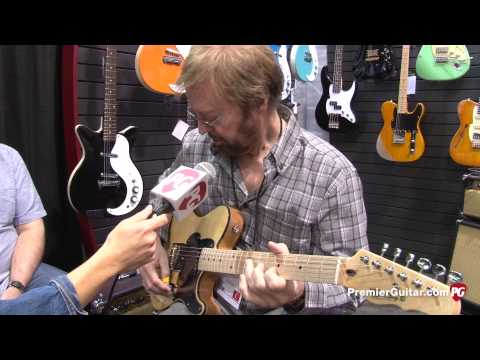 NAMM '14 - Fret King Jerry Donahue-Duncan Signature | Vintage V58JDAB Jerry Donahue Demos