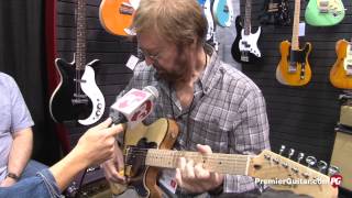 NAMM '14 - Fret King Jerry Donahue-Duncan Signature | Vintage V58JDAB Jerry Donahue Demos