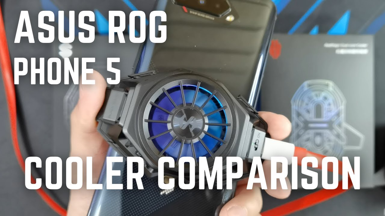 Testing the ASUS ROG Phone 5 Sustained Performance in Antutu with three different COOLERS