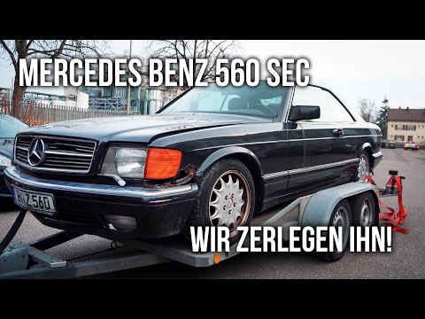 LEVELLA | Mercedes Benz 560 SEC - Wir zerlegen ihn!